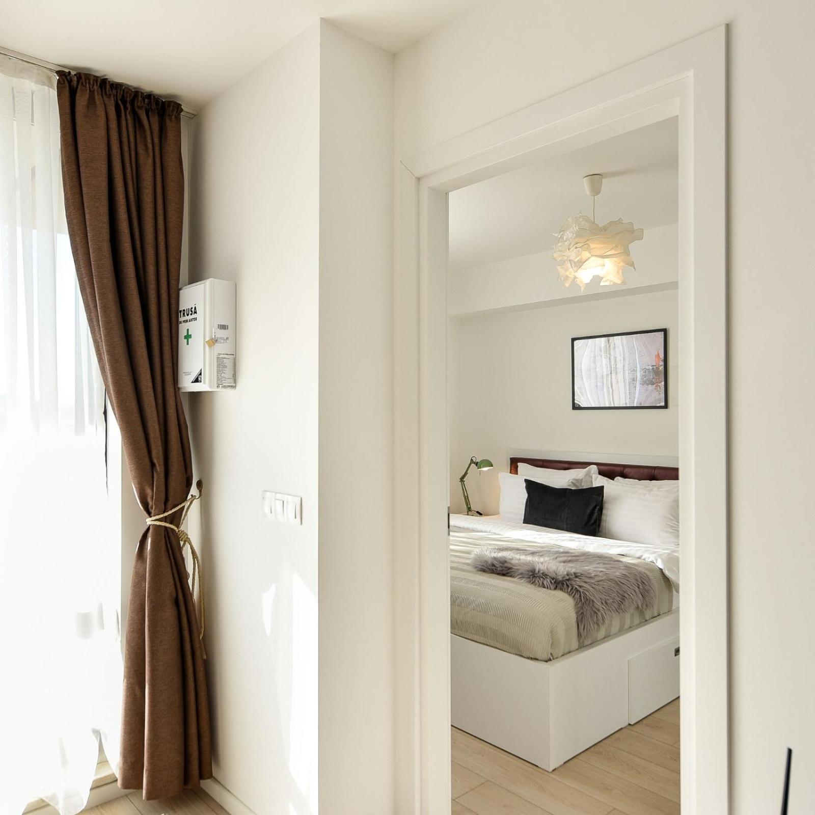 Ferienwohnung Wonderfull 1Br Aviatiei Bukarest Exterior foto